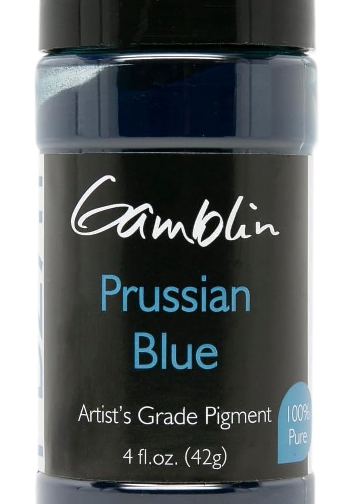 Gamblin Prussian Blue Dry Pigment - Artist's Grade 4 oz (100% Pure)