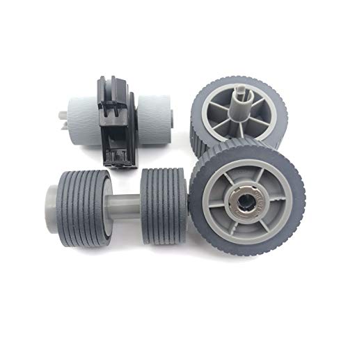 OKLILI 1SET X PA03740-K010 PA03740-K011 Consumable Kit Pick Roller + Brake Roller Pickup Roller Separation Roller Compatible with Fujitsu fi-7600 fi-7700 fi-7700S - Image 4