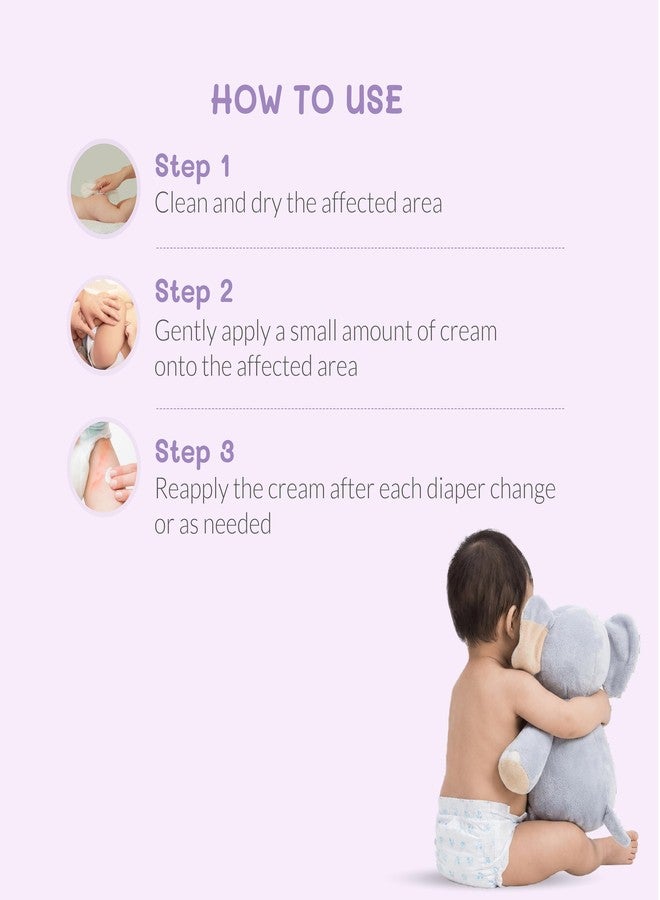 AreoVeda Diaper Rash Cream (100 gm), Suitable for newborns & babies, 15% Zinc Oxide, Prevents & Soothes Rashes from Day 1, Relieves Itchiness & Discomfort - Image 5