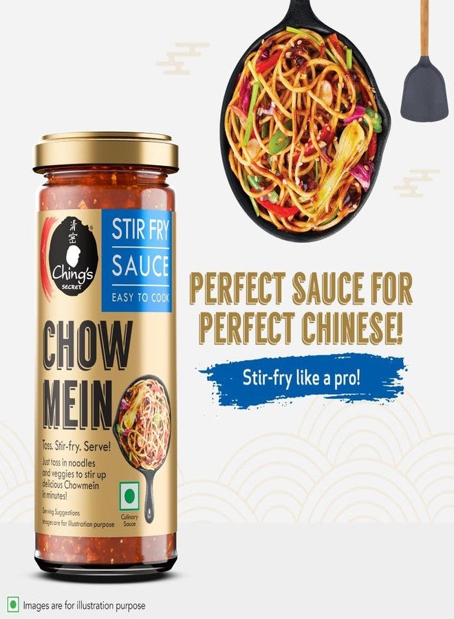 Ching's Ching’s Premium Chowmein Stir Fry Sauce, 250g, Ready to Cook, No Added Colour, No MSG, Cooking Sauce, Perfect for Hakka Noodles or Chowmein - Image 5