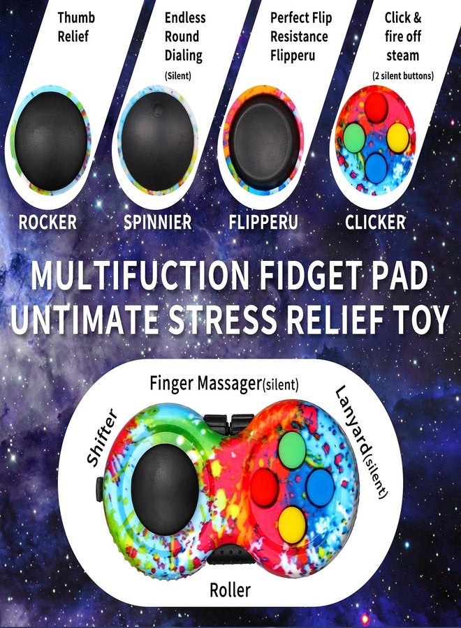 HEQU 2 Pcs Fidget Controller Pad,Portable Stress Reducer Game Pad Hand Fidget Pad for Release Stress and Anxiety - Image 4