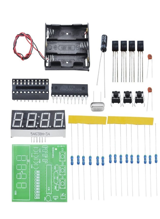 Gikfun C51 4 Bits Digital LED Electronic Soldering Clock Kits Electronic Practice Learning Board DIY Kit for Arduino EK1939 - Image 4