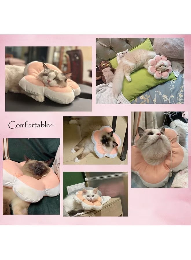 Cat Recovery Cone Collar, Soft Waterproof Elizabethan Collar for Cats and Kittens, Protective Cone for Surgery Wound Healing, Adjustable Pet E-Collar - Image 5