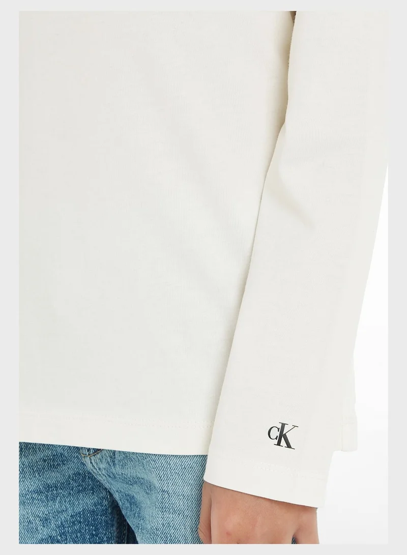 Calvin Klein Jeans Kids Round Neck T-Shirt