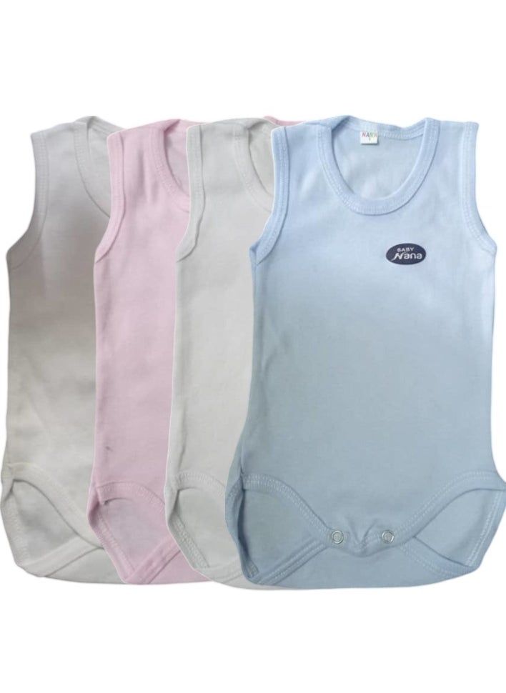 Generic Burbotz for newborns contains a set of 4 underwear pieces, available in multiple colors with cute designs, made of soft and comfortable cotton.  - Image 1