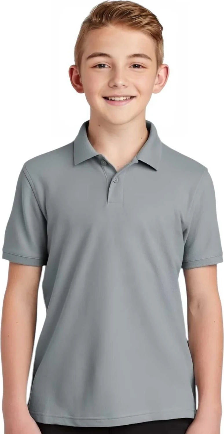 تيزجيلسين 3-Piece Boys Cotton Polo Collar T-Shirt Daily and School Uniform School T-Shirt