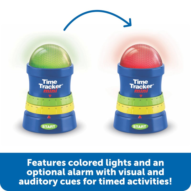 Learning Resources Time Tracker Mini Visual Timer, Classroom Timer, Hand Washing Timer, Auditory and Visual Cue, Ages 3+ - Image 4