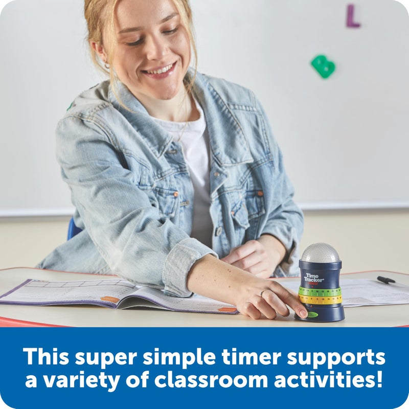 Learning Resources Time Tracker Mini Visual Timer, Classroom Timer, Hand Washing Timer, Auditory and Visual Cue, Ages 3+ - Image 3