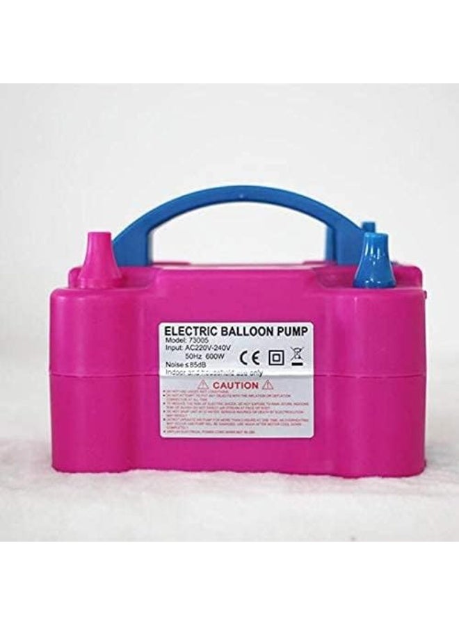 Electric Balloon Pump 73005, Fast Air Inflator for Parties, Pink & Blue - Image 4