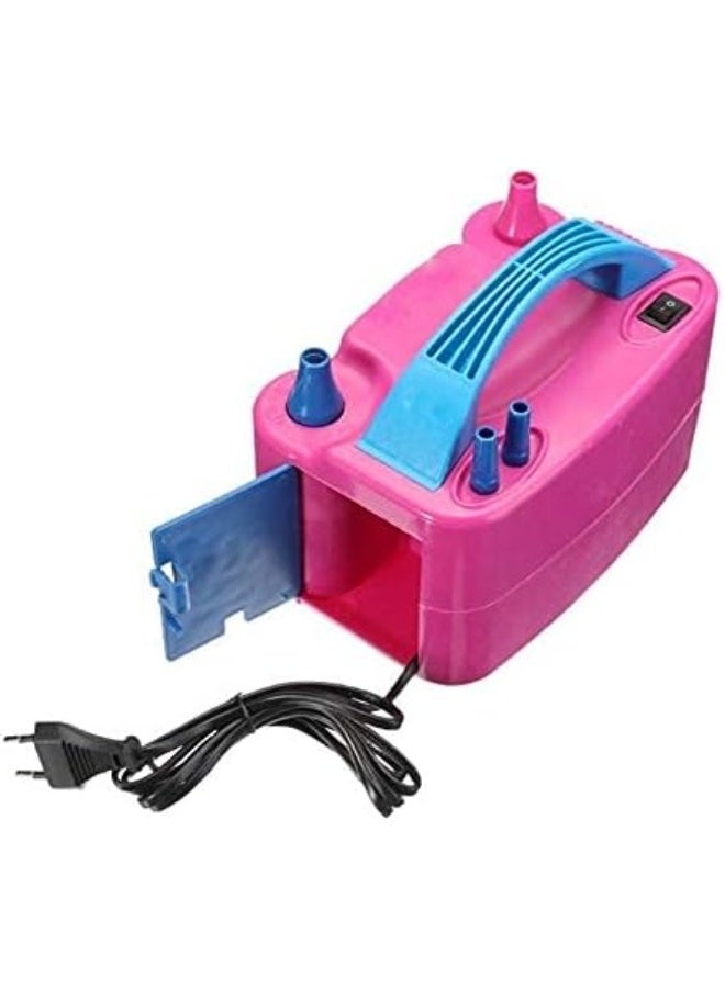 Electric Balloon Pump 73005, Fast Air Inflator for Parties, Pink & Blue - Image 3