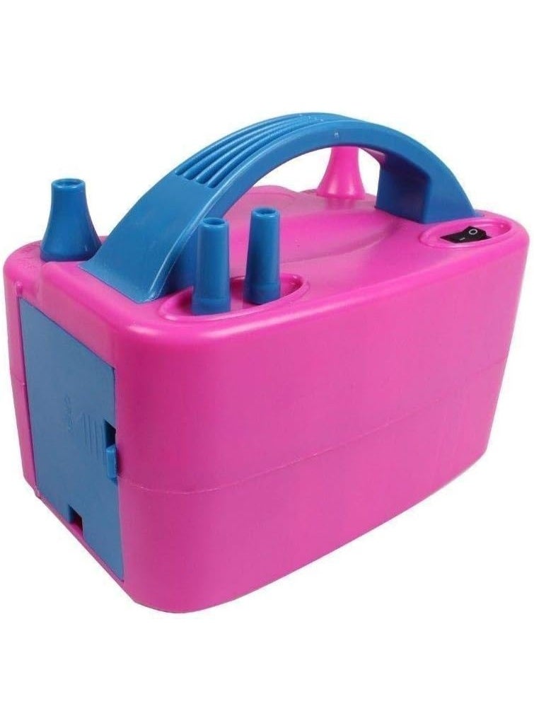 Electric Balloon Pump 73005, Fast Air Inflator for Parties, Pink & Blue - Image 1