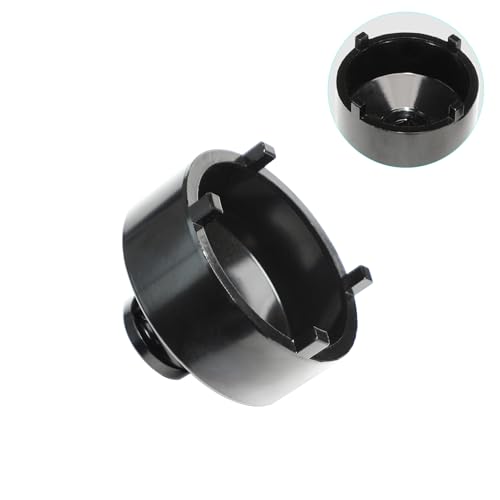 DPTOOL 13pc Spindle Nuts Socket Kit Ball Joints Axle Locknut Remove Install Locking Hub Socket for KM Groove Nuts, 4 Teeth Exterior with 1/2'' 21.5mm 25mm 30mm 32.5mm 36mm 43mm 48.5mm 57mm 62.5mm 69mm 76mm - Image 4