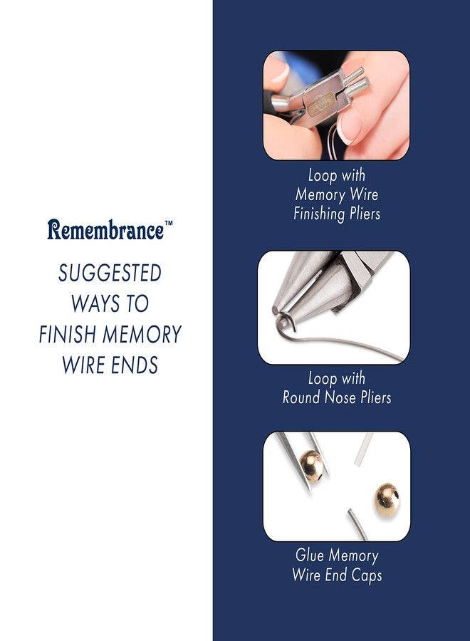 Beadalon Remembrance Stainless Steel Memory Wire, Heavy Duty Round, Bracelet, Large, Bright, 1 oz, approx. 30 coils - Image 3