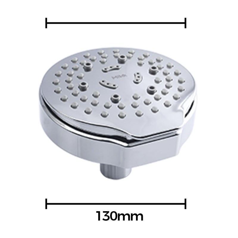 Mila India MILA Cliq Shower Head MSXX0100CM Shower Head surface Multi function RainMistMassageMixed SprayMixed SprayMixed Spray 130mm - Image 4