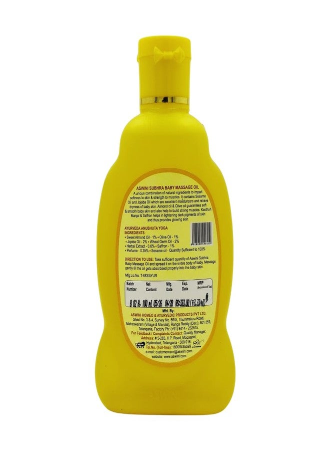 Aswini Subhra Baby Massage Oil 100 ml