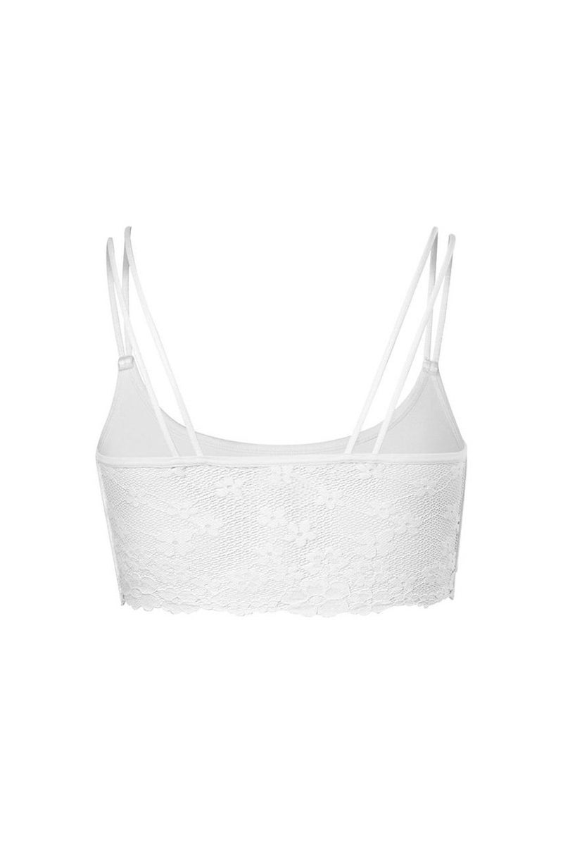 Tchibo Women Seamless Lace Bralette, White  - Image 2
