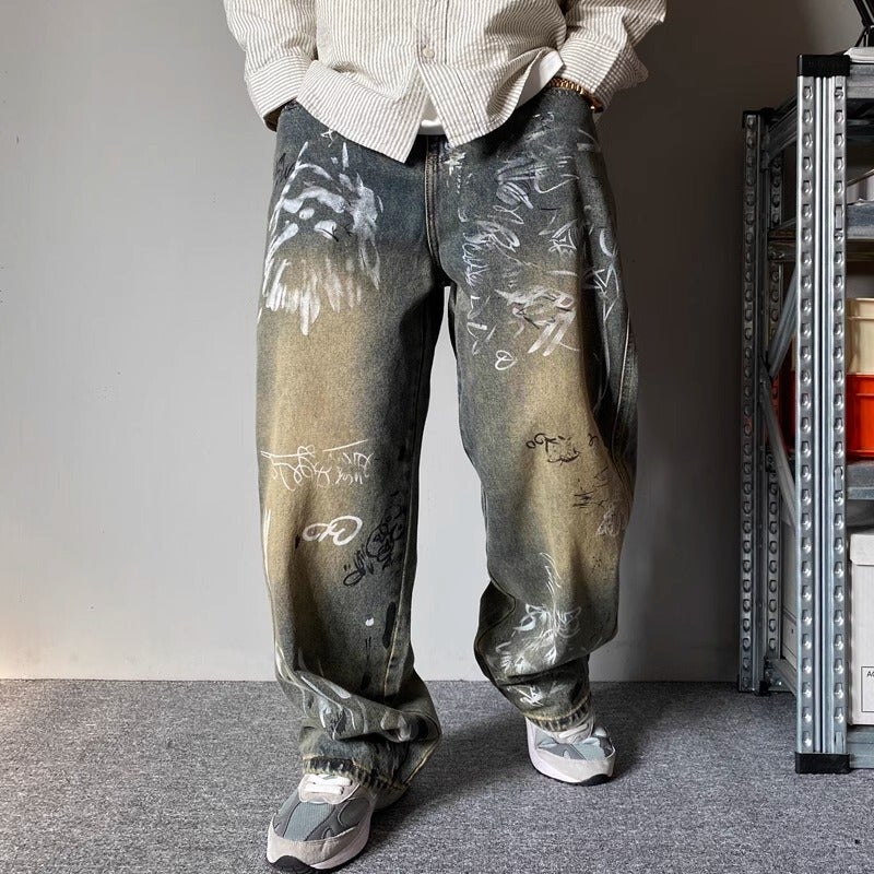 Unisex Casual Daily Denim Jeans - Image 2