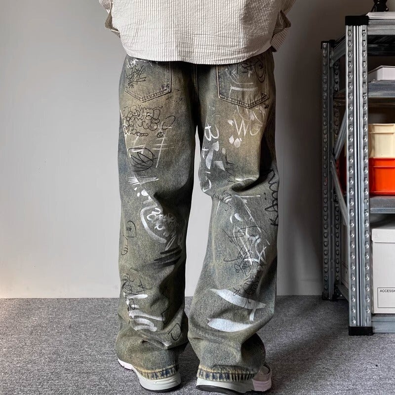 Unisex Casual Daily Denim Jeans - Image 5