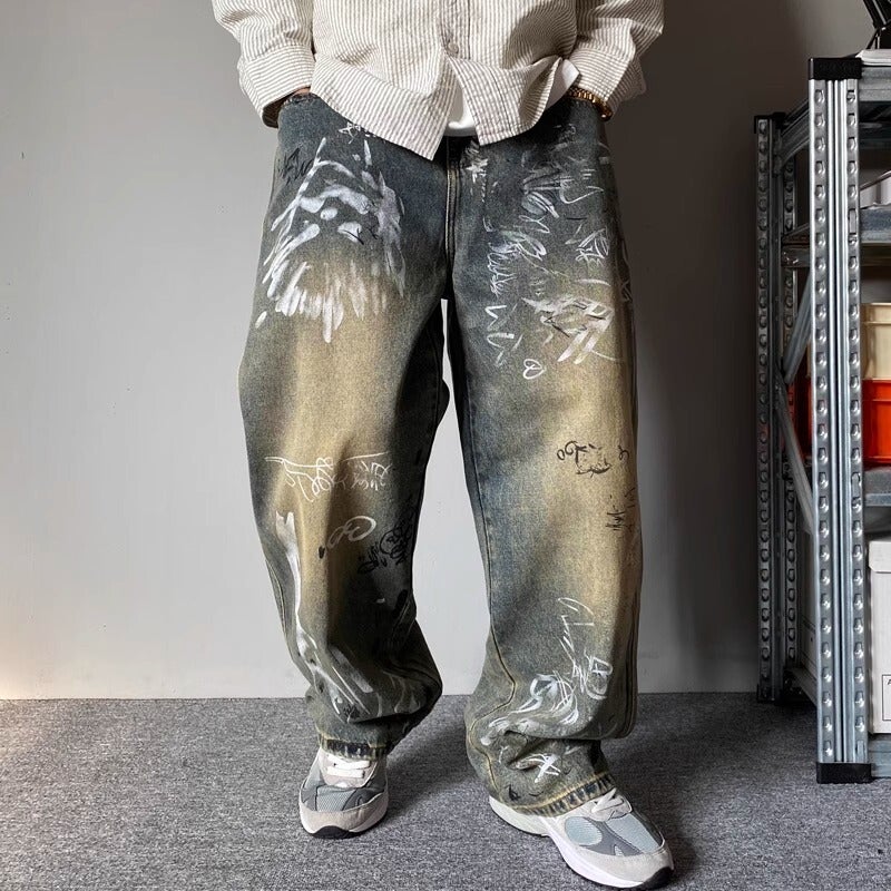Unisex Casual Daily Denim Jeans - Image 4