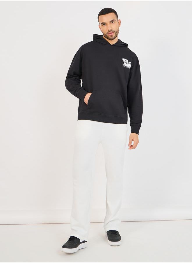 Styli - Tom & Jerry Character Print Oversized Hoodie - Image 1