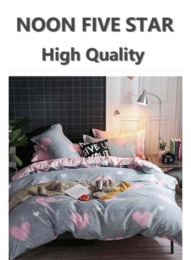 Quick Change System King Size 220x240cm 6PCS Duvet Cover 4Pillow Cover 1 Corner Labeled Fitted Sheet