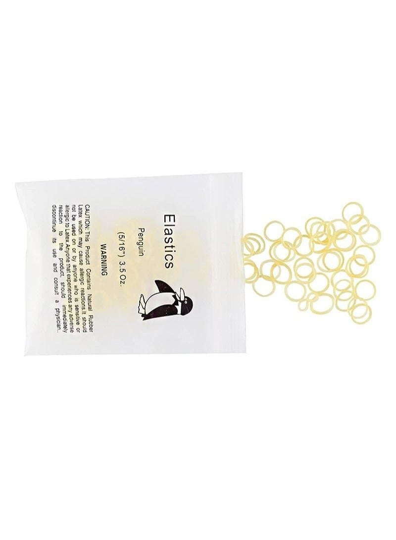 Generic 500 pcs Orthodontic Elastic Bungee Bands, 3.5 oz Heavy Duty Dental Rubber Leashes, Free Braces Elastic Pads (5/16 Inch, 7.9mm)  - Image 4