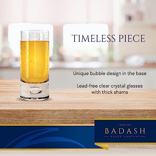 Badash Galaxy Crystal Shot Glasses - 4" Tall 3oz Lead-Free Glassware Set of 6 - Image 3