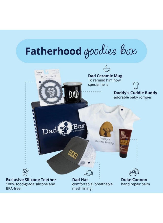 Bump Boxes, First Time Father’s Day Box with Mug, Hat, Teether, Onesie and Balm, Unique Kit for Expecting Fathers, New Dad Gifts for Men - Image 2