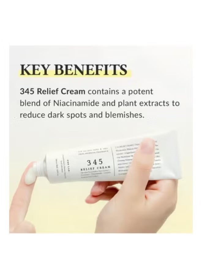 Dr.Althea 345 Relief Cream - Soothing Face Moisturizer with Niacinamide & Panthenol | Blemish Care, Hydration & Redness Relief | Vegan Korean Skincare for All Skin Types | 50ml  2pcs - Image 3