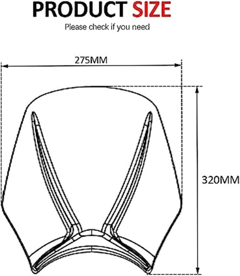 Vuzmode Windscreen Spoiler for Trident 660 - Image 4