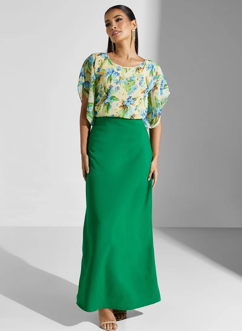 Golden Apple High Waist Skirt