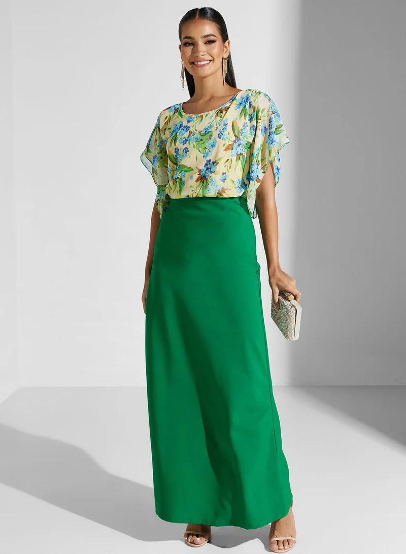 Golden Apple High Waist Skirt