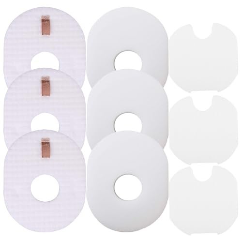 Dttery 3 Post 3 Foam Felt Filters Kit Replacement for Shark Rocket UltraLight Vacuum HV292 HV300 HV300W HV301 HV302 HV303 HV305 HV308 HV310 UV450 Part XFFV300