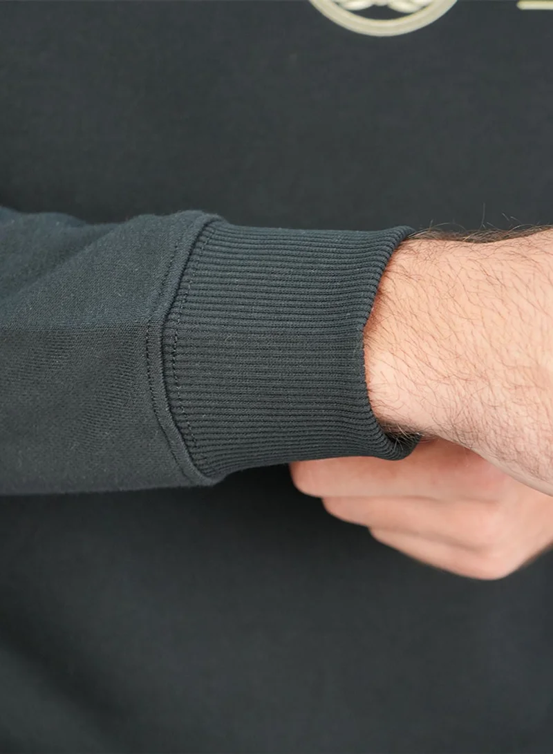 GIORDANO  Men’s Relaxed French Terry Hoodie with Front Print for Men | Best Price UAE