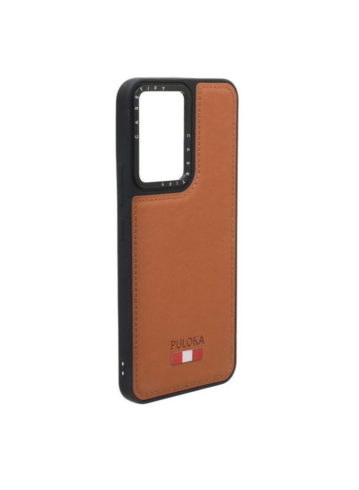 Leather Silicone And Plastic Back Phone Protection Cover For vivo Y02 - Havan - Image 2
