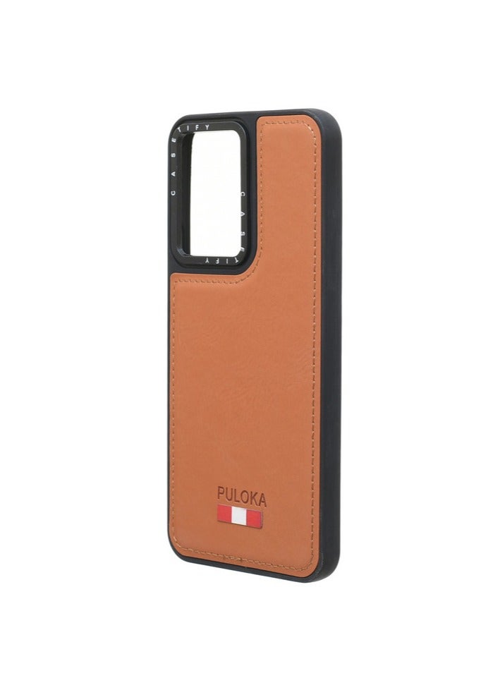 Leather Silicone And Plastic Back Phone Protection Cover For vivo Y02 - Havan - Image 3
