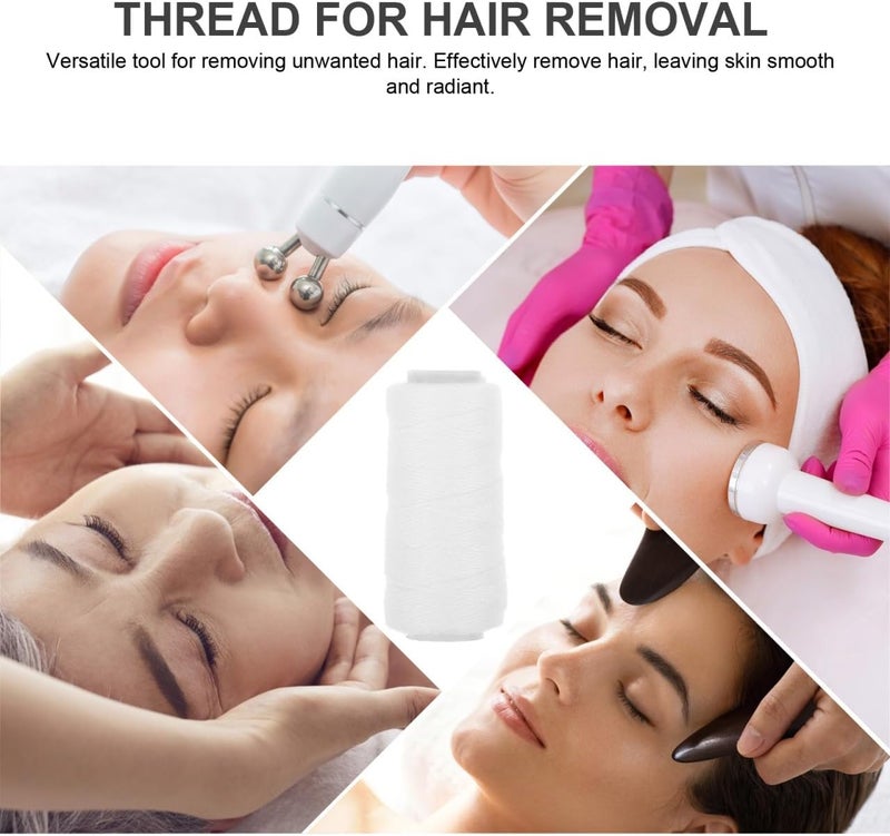 FOMIYES Cotton Thread Hair Removal Tool - Facial Threading Epilator for Chin Upper Lip and Eyebrows Gentle Hair Removal Experience - Image 2