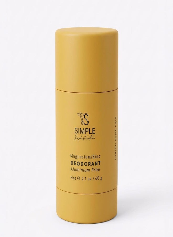 Simple Sophistication Natural deordorant for Men & Women - Aluminium free with Grassfed Beef Tallow, Magnesium Hydroxide & Aloe Vera | No baking soda | For sensitive skin, MADE IN USA (Tobacco - Image 1