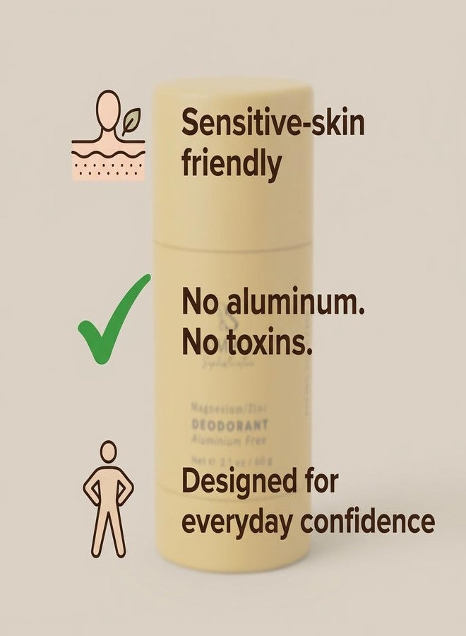 Simple Sophistication Natural deordorant for Men & Women - Aluminium free with Grassfed Beef Tallow, Magnesium Hydroxide & Aloe Vera | No baking soda | For sensitive skin, MADE IN USA (Tobacco - Image 3
