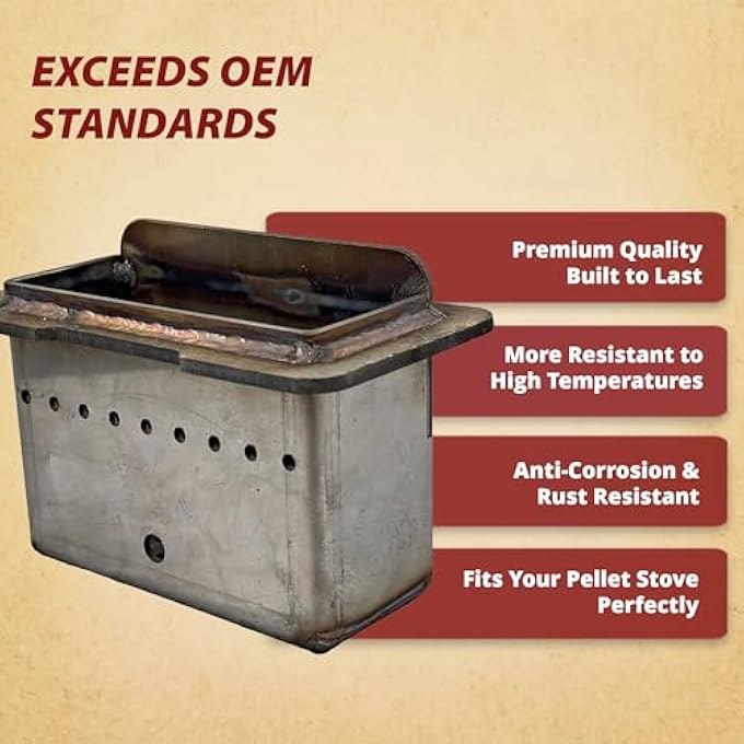 ENGLAND STOVE WORKS PU-SSBP, ENGLANDER SMART STOVE BURNPOT, FIREPOT, 25-CB120 & 25-SSP01 - Image 2