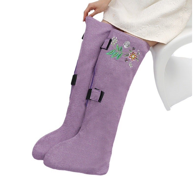 Electric Heated Mugwort Boots for Foot and Leg Massage - Image 5
