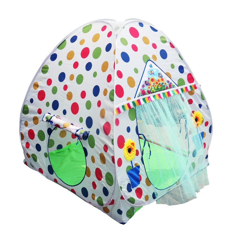 HOMECUTE Foldable Popup Big/Jumbo Size Play Tent House for Kids,Outdoor & Indoor Use, 3 Year to 12 Years 110 x 110 x 120 cm (Big Size Printed) - Image 5