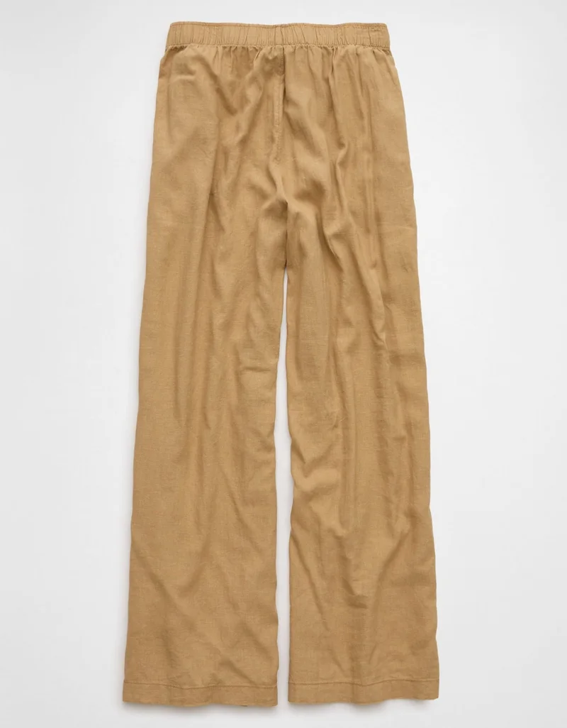 American Eagle AE Weekend Vibes Linen-Blend Pull-On Pant