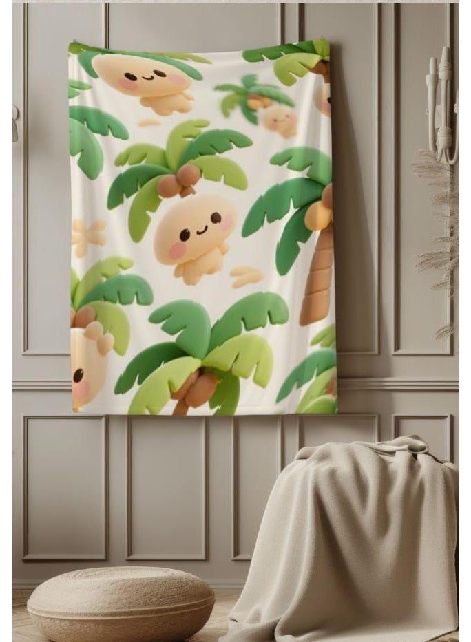 general Children's or student cartoon flannel thin blanket (warm and comfortable, suitable for sleep, games) 100cm*150cm - Image 4