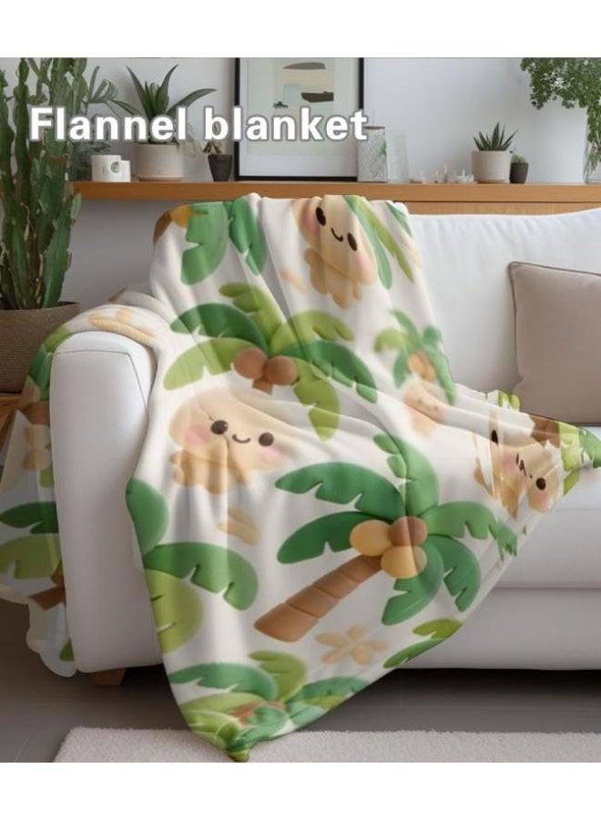 general Children's or student cartoon flannel thin blanket (warm and comfortable, suitable for sleep, games) 100cm*150cm - Image 1