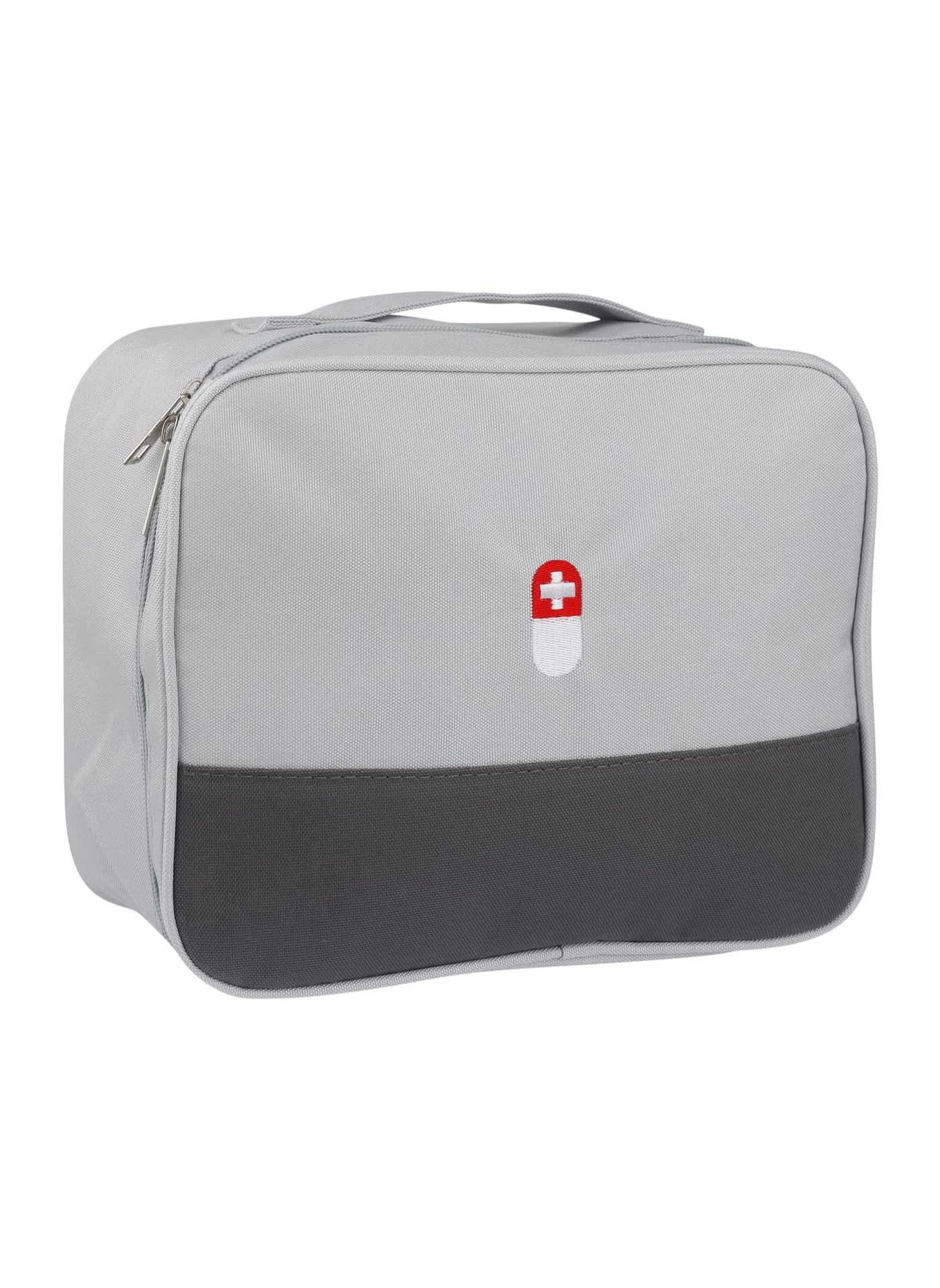 Empty First Aid Bags Travel Medical Supplies Cosmetic Organizer Insulated Medicine Bag Convenient Safety Kit Suit for Family Outdoors Hiking Camping Car Office Workplace