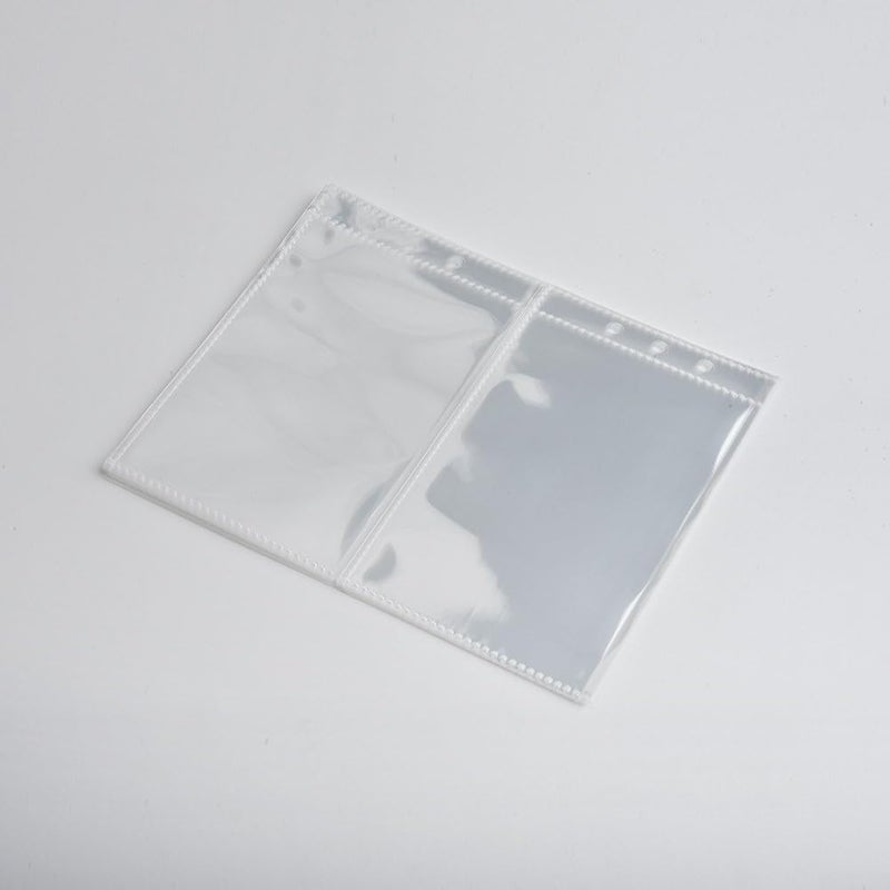A5 Binder Page Protector Sleeves Refill Insert Sheets PP Material 10 Pack 1 2 4 Pockets - Image 4
