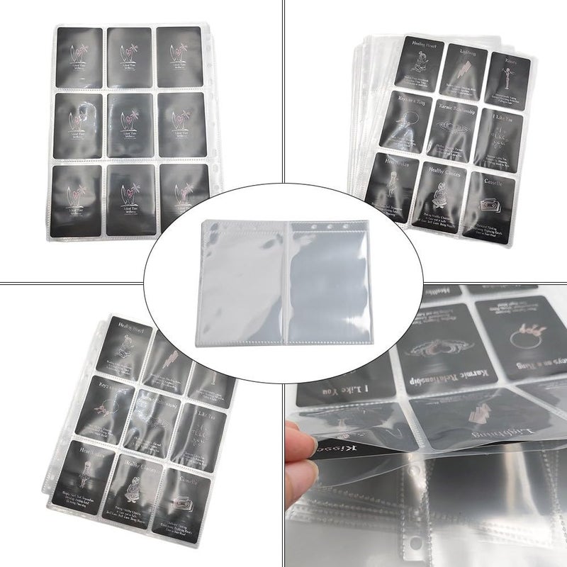 A5 Binder Page Protector Sleeves Refill Insert Sheets PP Material 10 Pack 1 2 4 Pockets - Image 3