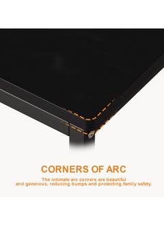 Lafulaifu Computer Table  with 4 Tier Shelves for Home Office,Study, or Gaming，Modern Simple Style Writing Desk Table，Ergonomic  110 L x 50cm W x 72cm H, Black  - Image 4