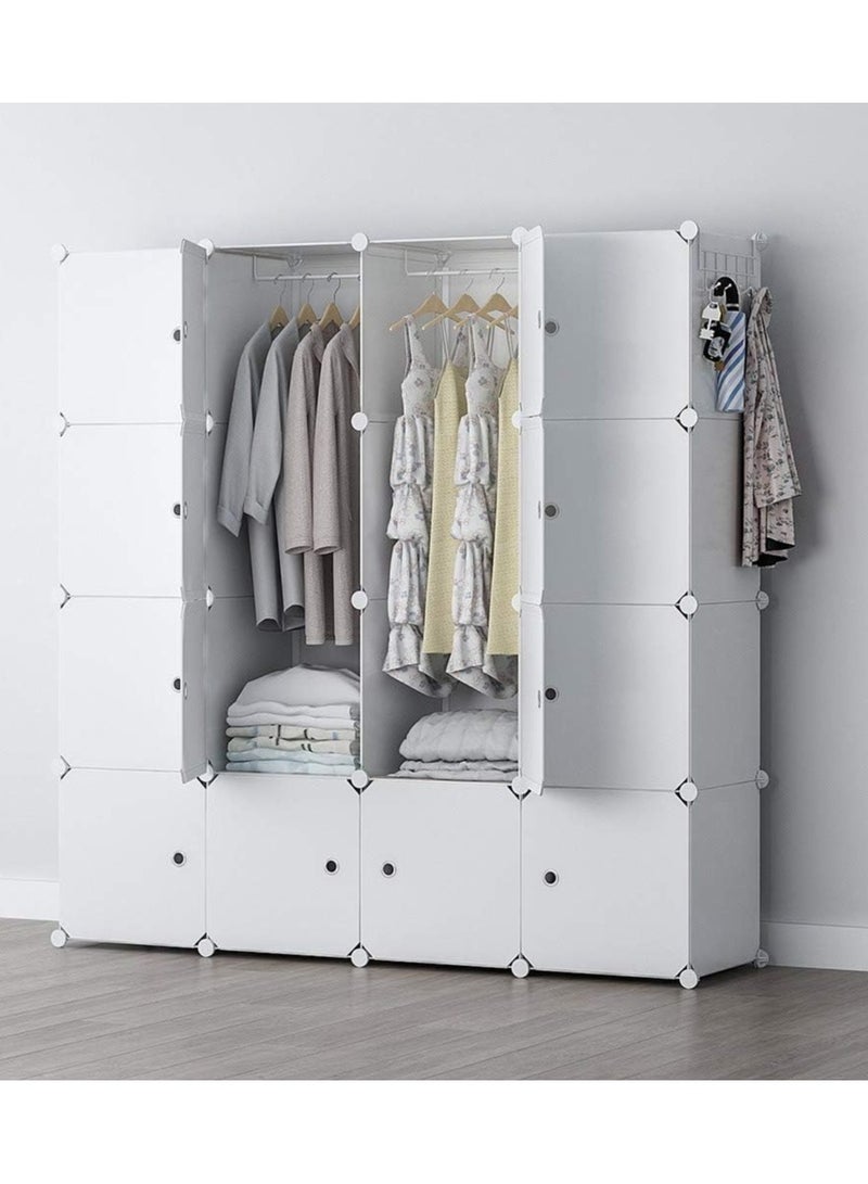 DubaiGallery Home Portable storage cabinet cupboard for hanging clothes combination wardrobe cupboard space savvette toy towel ideal storage organiser wardrobe clothes.  - Image 3